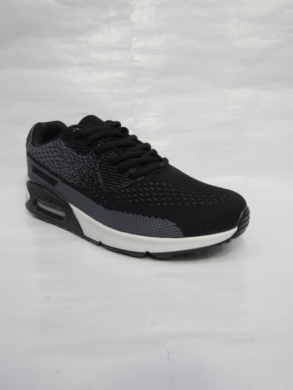 Buty sportowe damskie na płaskim (36-41) B2900-1 BLACK/GREY