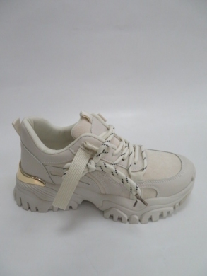 Sneakersy damskie niskie (36-41) F050 BEIGE