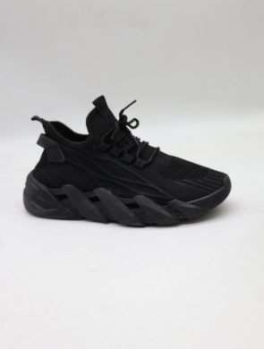 Buty sportowe damskie na płaskim (36-41) 88-68 BLACK