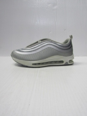 Buty sportowe damskie na płaskim (36-41) B 951-3 SILVER