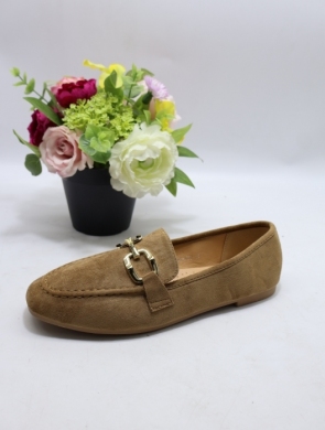 Mokasyny damskie na płaskim (36-41) H8-967 CAMEL
