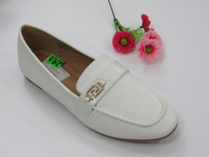 Mokasyny damskie na płaskim (36-41) 8030 WHITE