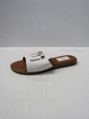 Klapki damskie na płaskim (36-41) M19 WHITE