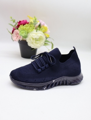 Buty sportowe damskie na płaskim (36-41) W071 NAVY