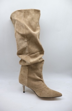 Kozaki damskie na szpilce (36-41) 52226 KHAKI