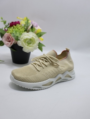 Buty sportowe damskie na płaskim (36-41) REB055 BEI
