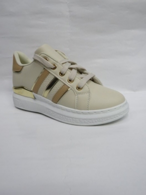 Buty sportowe damskie na płaskim (36-41) JDJ-10 WHITE/BEIGE