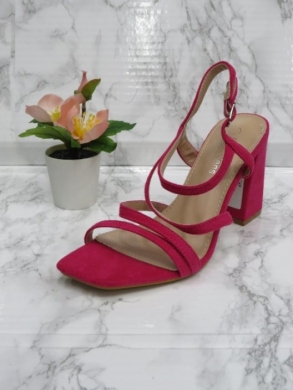 Sandały damskie na obcasie (36-41) 888-568 FUCHSIA