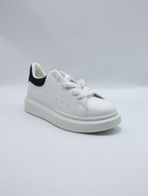 Buty sportowe damskie na płaskim (36-41) EV-81 WH/BLACK