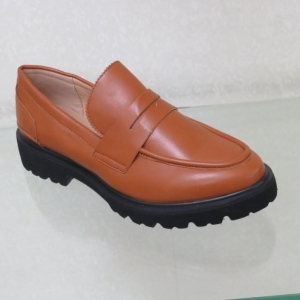 Mokasyny damskie na płaskim (36-41) C21-39116 CAMEL