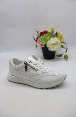 Buty sportowe damskie na płaskim (36-41) 6783 WHITE