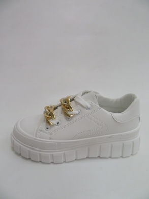 Sneakersy damskie niskie (36-41) VL157 WHITE