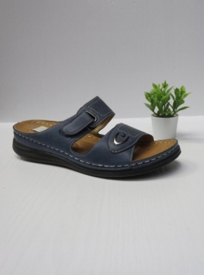 Klapki damskie na koturnie (36-42) CC2229 BLUE
