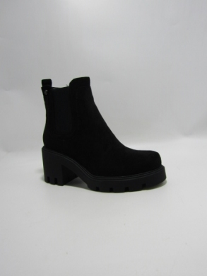 Botki damskie ocieplane na obcasie (36-41) AM7513 BLACK