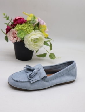 Mokasyny damskie na płaskim (36-41) D175 BLUE