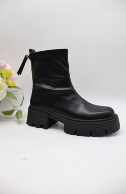 Botki damskie na obcasie (36-41) AM7566 BLACK