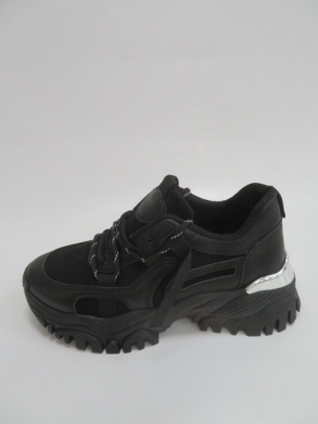 Sneakersy damskie niskie (36-41) F050 BLACK