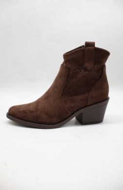 Botki damskie na obcasie (36-41) H253-6 BROWN
