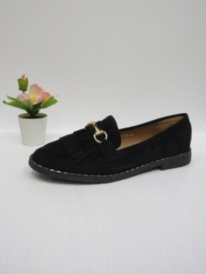 Mokasyny damskie na płaskim (36-41) XFJ-92 BLACK