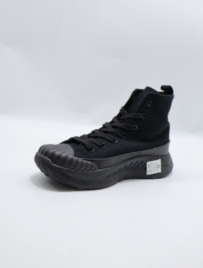 Trampki damskie na płaskim (36-41) 11104-21 ALLBLACK