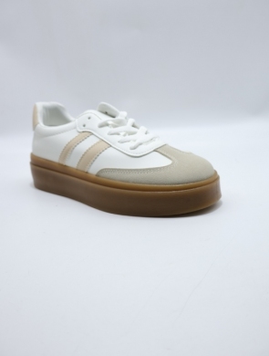 Buty sportowe damskie na płaskim (36-41) BK263 BEIGE