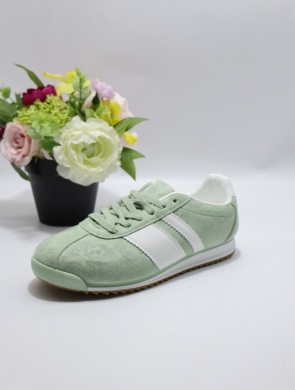 Buty sportowe damskie na płaskim (36-41) 2502 GREEN
