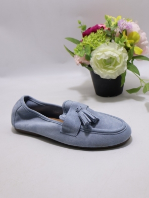 Mokasyny damskie na płaskim (36-41) G504 BLUE