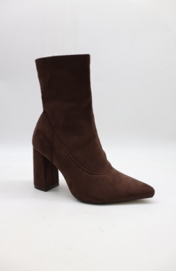 Botki damskie na obcasie (36-41) HBL-58 COFFE/SU