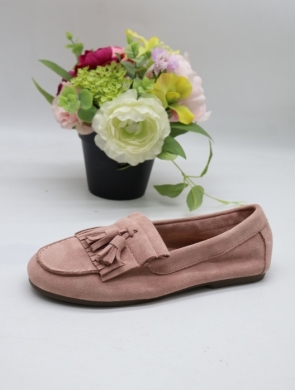 Mokasyny damskie na płaskim (36-41) D175 PINK