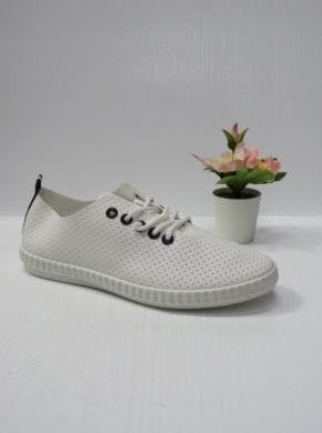 Tenisówki damskie (36-41) 2182 WHITE/BLACK