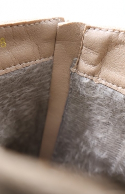 Botki damskie ocieplane na obcasie (36-41) 00-018 KHAKI