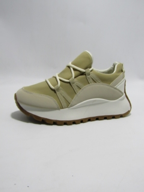 Buty sportowe damskie na płaskim (36-41) 6031 KHAKI