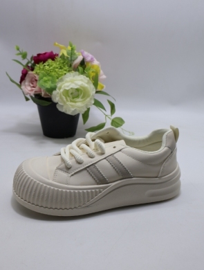 Buty sportowe damskie na płaskim (36-41) R16 BEIGE