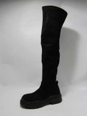 Kozaki damskie na płaskim (36-41) DE1116 BLACK
