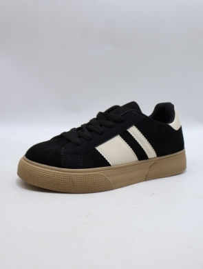 Buty sportowe damskie na płaskim (36-41) X-182 BLACK