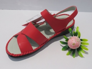 Sandały damskie na koturnie (36-41) SL2213-8 RED