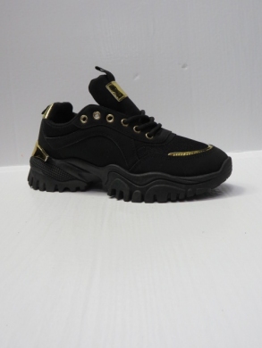 Buty sportowe damskie na płaskim (36-41) A15 BLACK