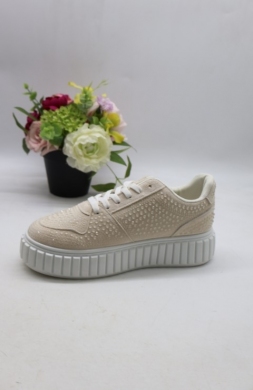 Buty sportowe damskie na płaskim (36-41) A88-228 BEIGE