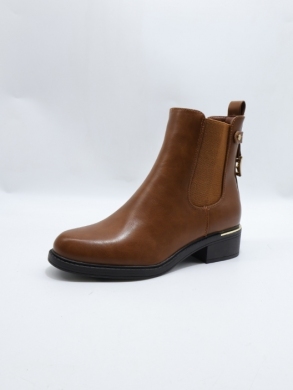 Botki damskie ocieplane na płaskim (36-41) SA3021-7 CAMEL