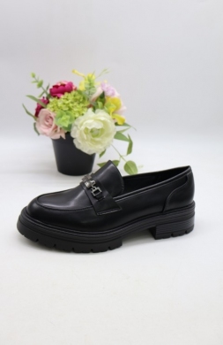 Mokasyny damskie na płaskim (36-41) CHC577 BLACK
