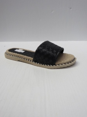 Klapki damskie na płaskim (36-41) 98-3 BLACK