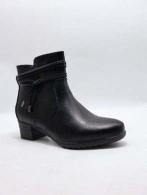 Botki damskie ocieplane na obcasie (36-41) HL61692 BLACK