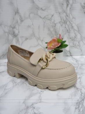 Mokasyny damskie na płaskim (36-41) 888-212 BEIGE