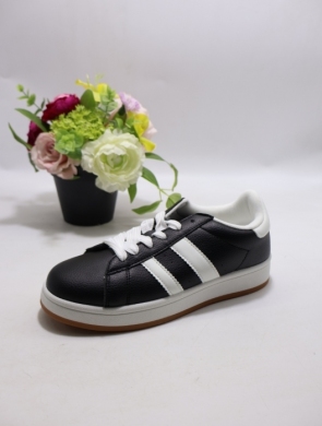 Buty sportowe damskie na płaskim (36-41) EV-526 BLACK