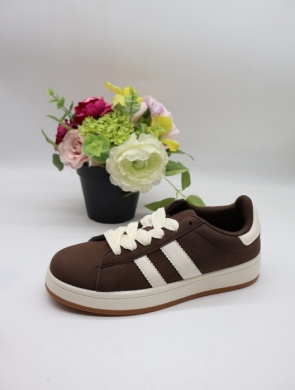 Buty sportowe damskie na płaskim (36-41) BAK-03 BROWN