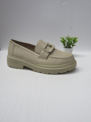 Mokasyny damskie na płaskim (36-41) W33 BEIGE