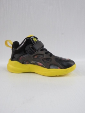 Sneakersy chłopięce (32-37) L354 BLACK/YELLOW