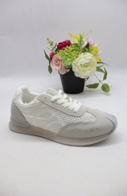 Buty sportowe damskie na płaskim (36-41) WX-186 WHITE