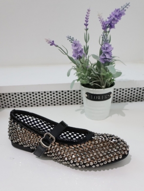 Baleriny damskie (36-41) 2216 BLACK