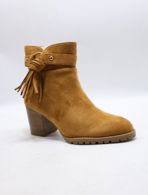 Botki damskie na obcasie (36-41) OM280 CAMEL